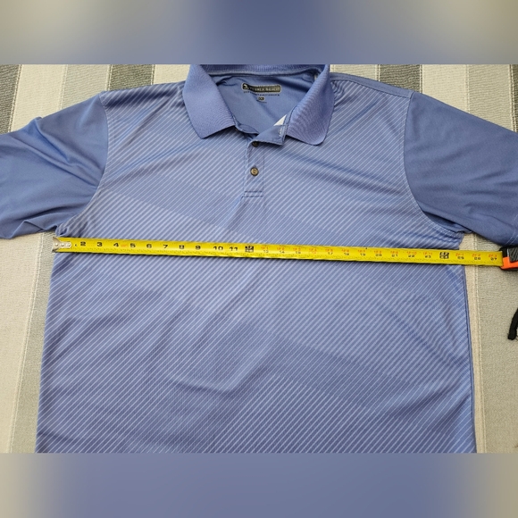 Pebble Beach Blue Polo Shirt with Classic Design - Picture 7 of 8